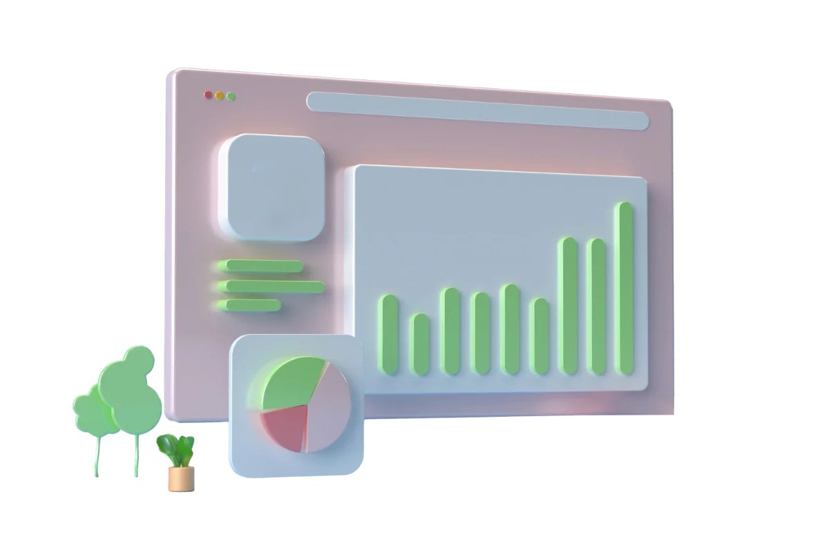 Abstract financial illustration